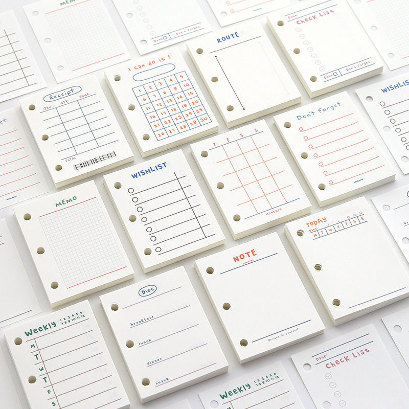 娜小屋手账店mini三孔计划本小