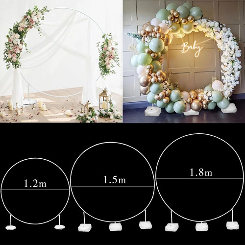 Round Balloon Arch Balloon Circle Stand Holder Frame Ring