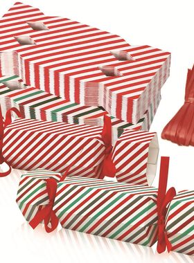 20pcs Candy Box For Christmas With Ribbons DIY Sweets Chocol