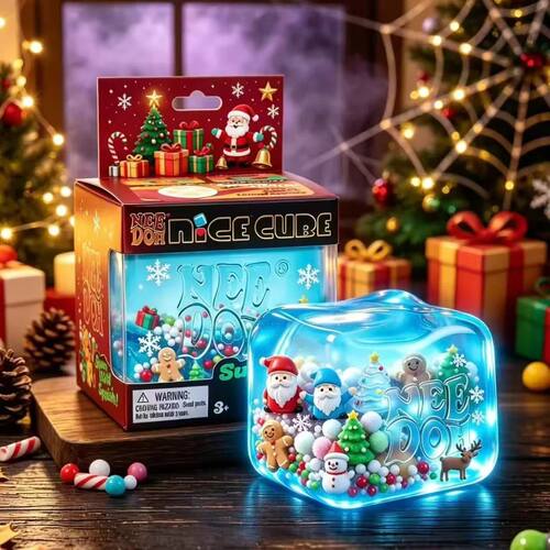 NeeDoh Nice Cube Squishy Toy Halloween Christmas Themed Sque