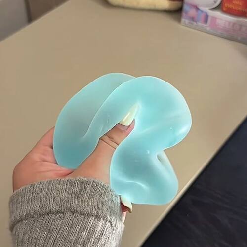 Plastic pinch music decompression venting anger wrapping pow