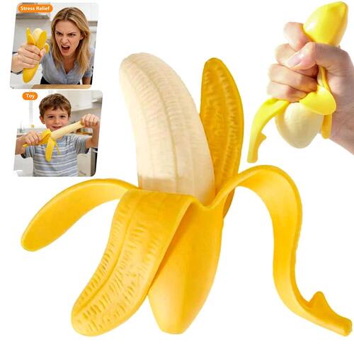 Super Stretchy Banana,Squishy Banana Fidget Stress Relief To