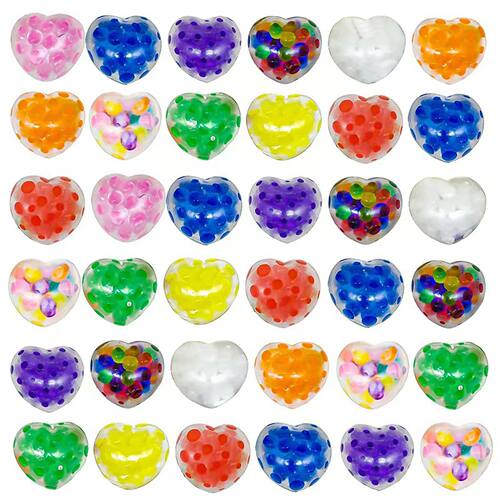 TPR Bubble Bead Stress Relief Ball Toy Love Release Water Be
