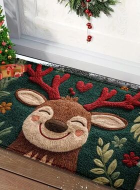 2025 Christmas Floor Mat - Indoor and Outdoor Area Entrance
