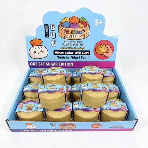 2026 Random 1-6pcs Blind Box Colorful Simulated Steamed Bun