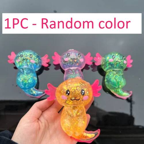 Colorful Salamander Maltose Fidgets Toys Squishy Malt Sugar