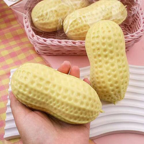 */Peanut Stress Ball Squeeze Ball Squishy Toy Buttery-Soft F