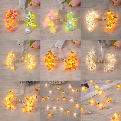 2/1 meter Easter String Lights for Home Decor 20 LED Glowing