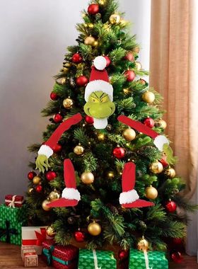 5pcs Christmas Cute Elf Doll Plush Pendant Christmas Tree Or