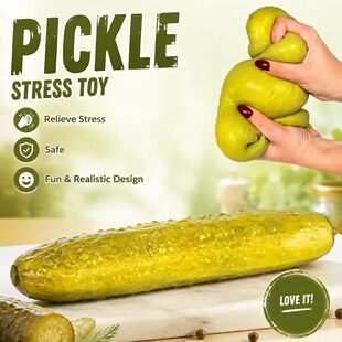 Artificial Pickled Cucumber Squishy Fidget Adult Slow Reboun