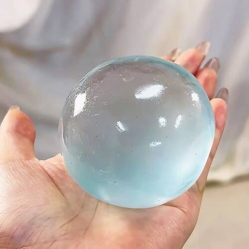 Blue Maltose Squishy Toy Cute Mochi Anti Stress Fidget Toy S