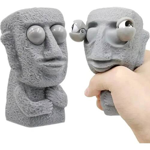 Stone Man Releases Stress Toy Eye Popping Slow Rebound Soft