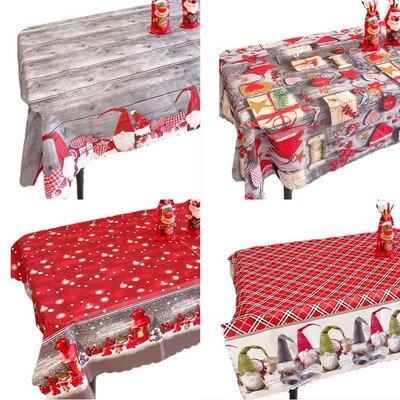 Christmas Decorations Printed Christmas Table Cloth Cover Ch