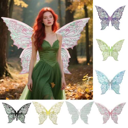 Funny Princess Angel Wing Fairy Wings Sparkling Organza Butt
