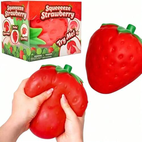New Oversized Strawberry Slow Rebound Toy, Giant Pinch Music