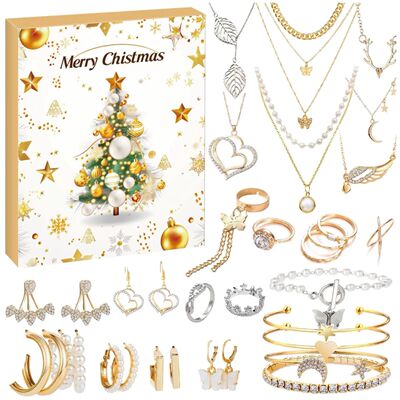 Jewelry Advent Calendar 24 Day Countdown To Christmas Calend