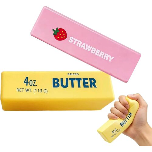 Butter stick simulation food play pinch music slow rebound d