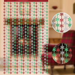 Background Curtain Decoration Rain Holi Snowflake Christmas