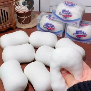 ASMR Crunchy Soap Ball Squishy Stress Ball Filled Soft Squee
