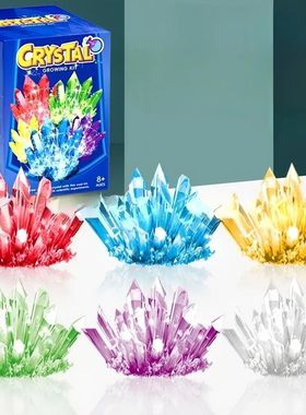 Crystal growing model, science kit, a variety of colors of c