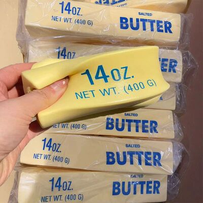 Soft Taba Squishy Giant Butter Cheese Fidget Toy Slow Rising
