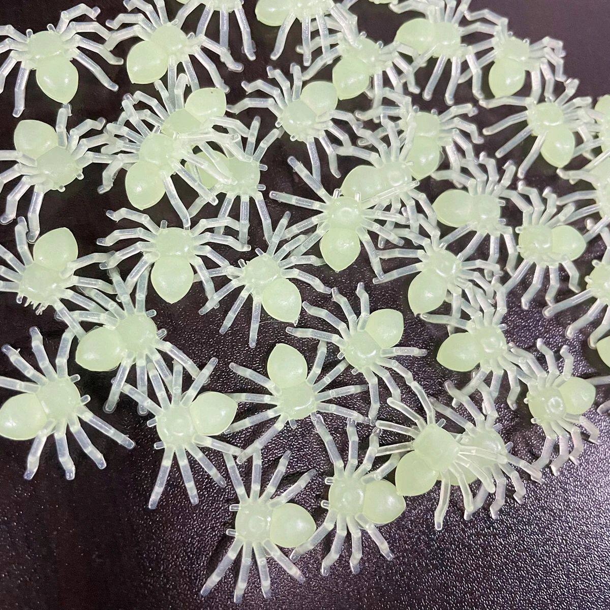 20/50/100pcs black mini spider haunted house spider web bar