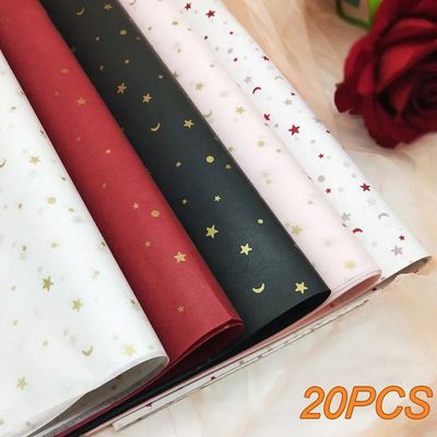 20Pcs/Lot 50x70cm Xingyue Gold Black White Multicolor Tissue