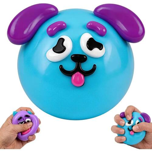 Slow-rebound face-changing stress relief toy; cute, squeezab