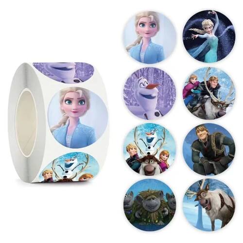 500PCS  Frozen Elsa Princess Stickers Anime Seal Label Decor