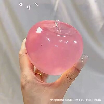 Apple Pinch Music Slow Rebound Plastic Toy for Adults to Rel