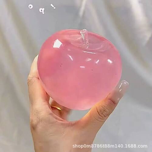 Apple Pinch Music Slow Rebound Plastic Toy for Adults to Rel