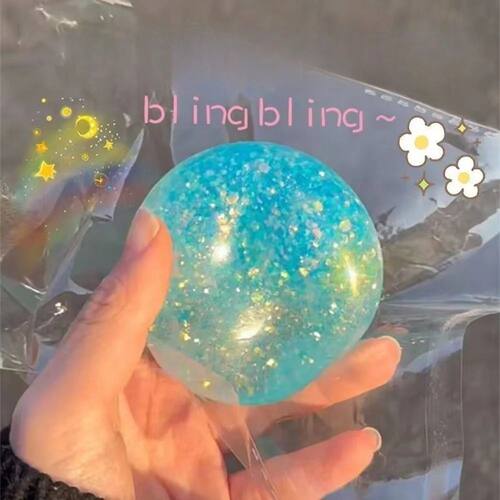 Unzip the maltose ball, slow rebound explosion Aurora sequ s