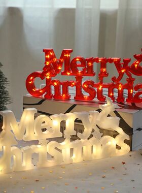 1pc Merry Christmas Letter Light, Merry Christmas LED String