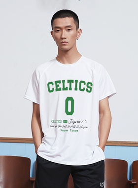 TIP-OFF美式凯尔特人塔图姆篮球运动速干宽松透气短袖T恤衫投篮服