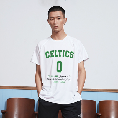 TIP-OFF美式凯尔特人塔图姆篮球运动速干宽松透气短袖T恤衫投篮服