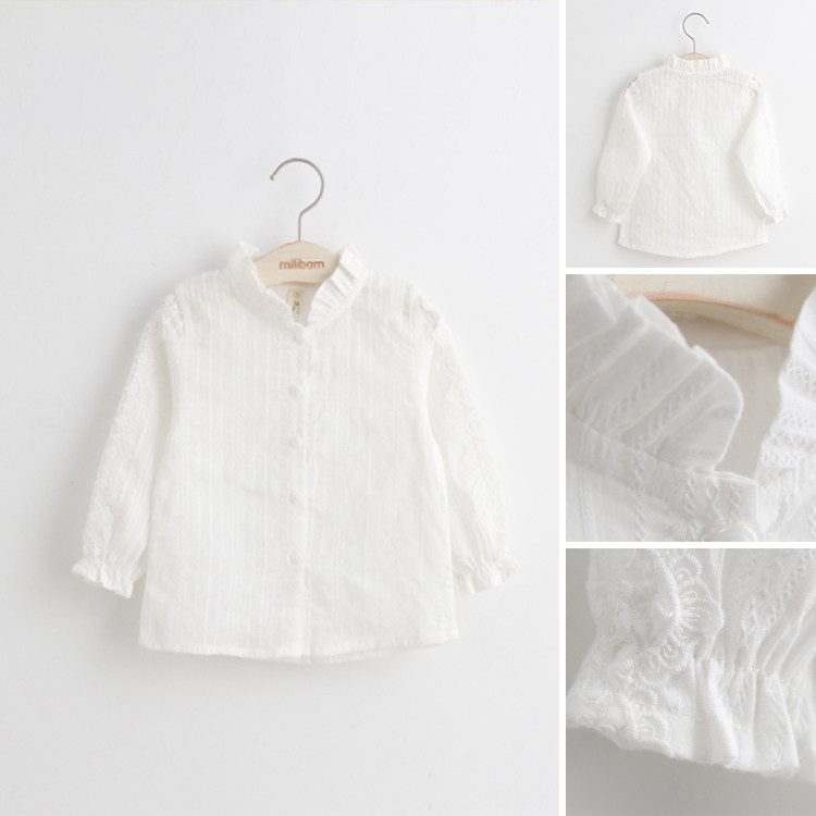 Chemise fille à manche longue - Ref 2087978 Image 1