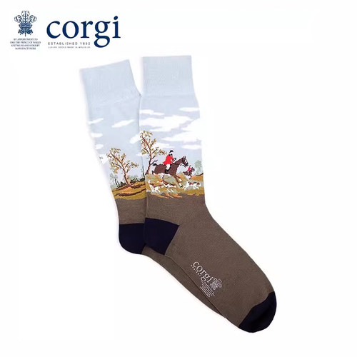 CORGI英国进口精梳棉男士袜子