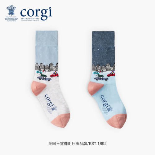 英国进口女士中筒袜防臭透气
