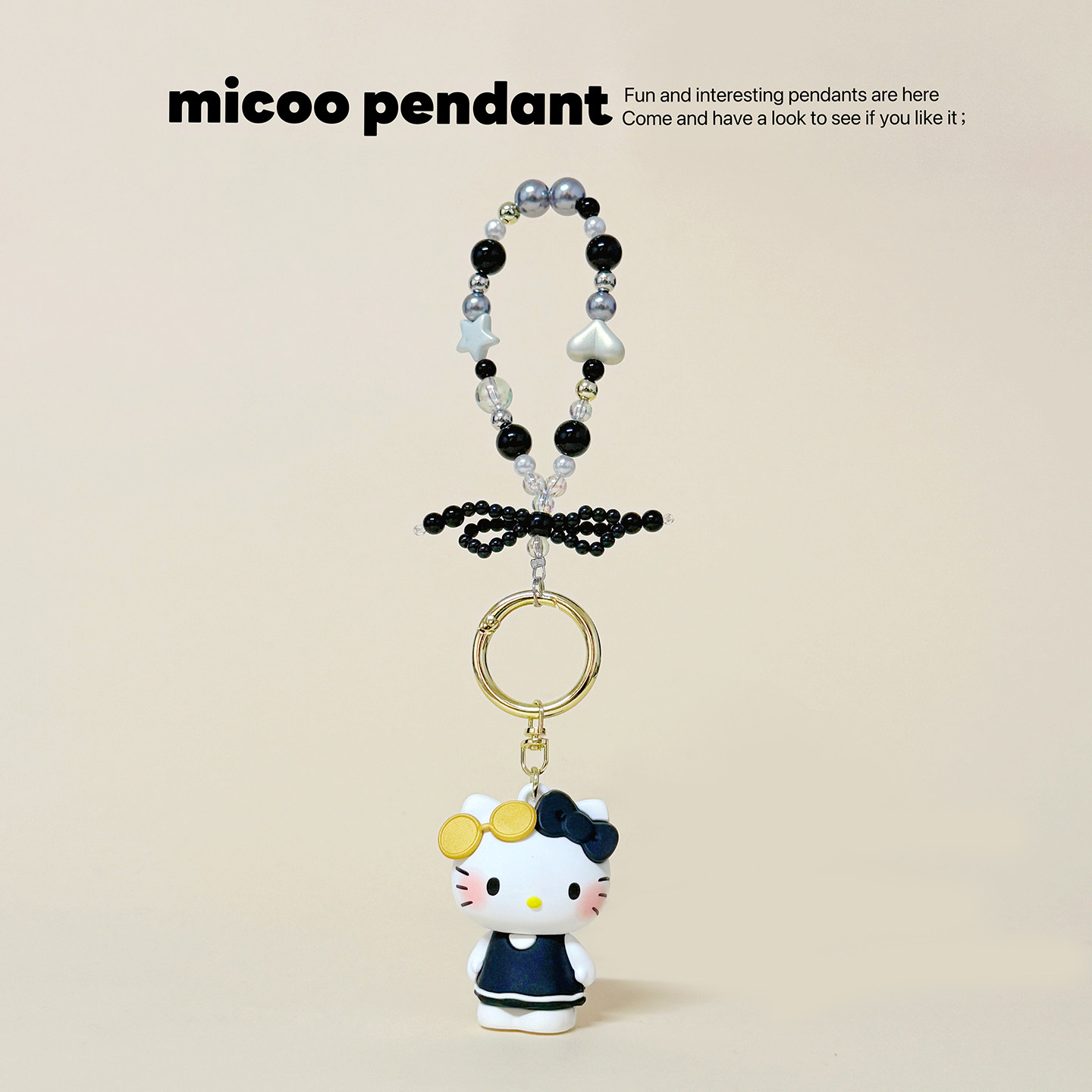 正版三丽鸥HelloKitty钥匙扣图片