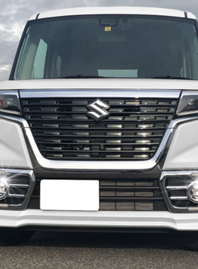 适用于铃木Spacia Custom MK53S改装前雾灯专用电镀装饰亮框