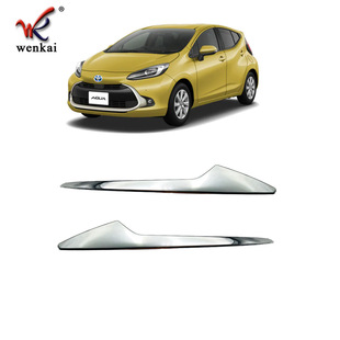 适用于丰田21款Aqua改装后视镜电镀防撞饰条 Prius C专用反光镜