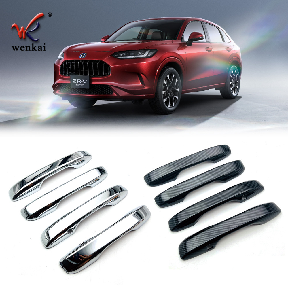 适用于本田日版ZRV改装车门把手饰条 美版HRV专用门拉手装饰盖