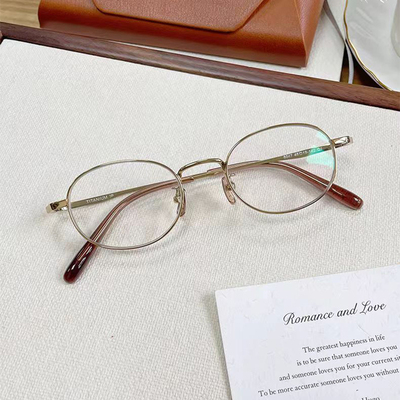 文奕小脸眼镜框可配高度数近视镜片复古纯欲小框防蓝光方圆脸镜架