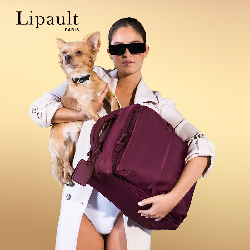 新秀丽Lipault超轻20寸行李箱女登机箱可折叠旅行箱拉杆箱软箱P94