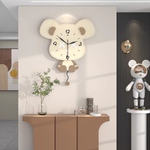 2025新款网红客厅钟表挂钟家用时尚挂表网红创意时钟挂墙简约现代