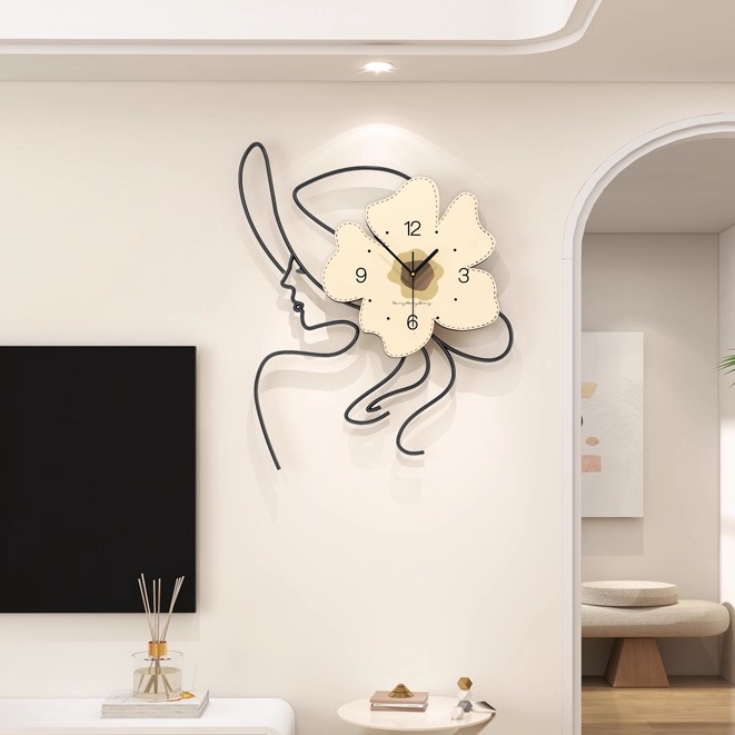 2025新款网红时尚挂钟客厅装饰个性创意钟表现代简约时钟挂墙家用