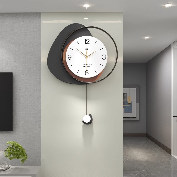 【爆售10W+免打孔静音】流行挂钟