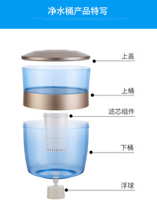 净水桶过滤桶家用直饮自动过滤净化自来水净水器可搭配任何饮水机