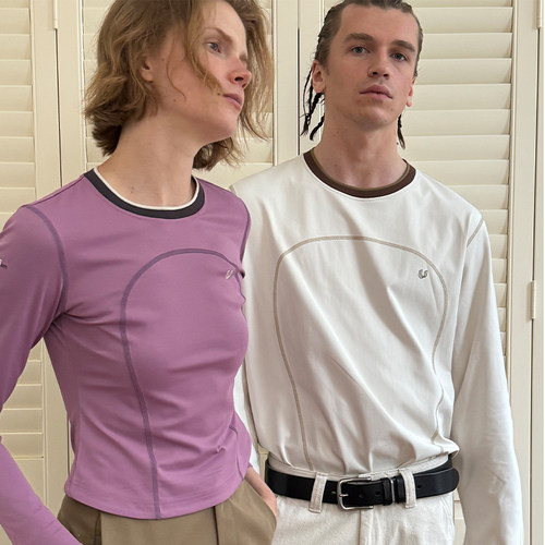 UMAMIISM防晒弹力运动长袖T恤