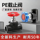 全新pe升降截止阀铜芯承插热熔焊接闸阀4分6开关自来水阀门配件
